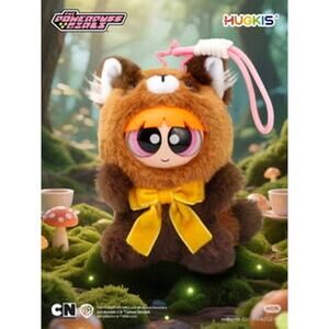 Powerpuff Girls Forest Party Blind Box Hugkis Red Panda Blossom Plush Vinyl